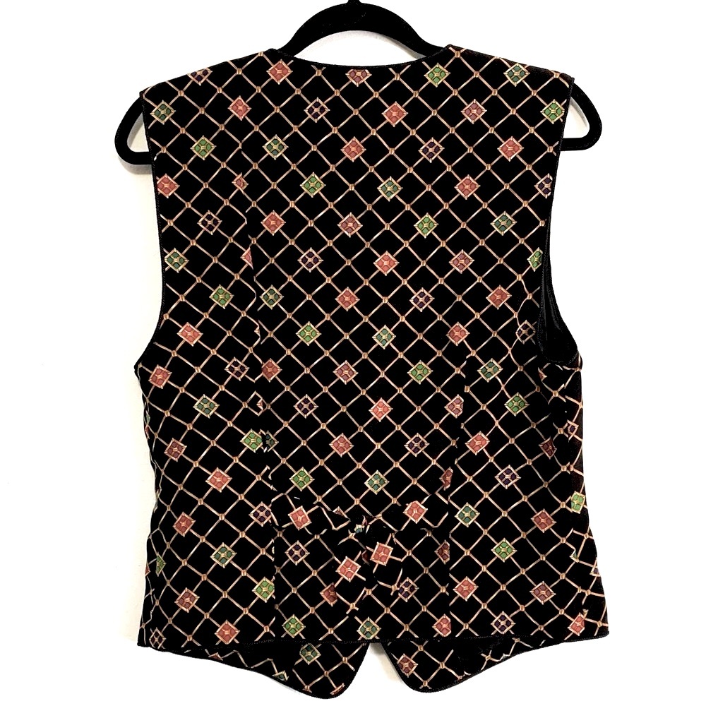 Talbots Vintage 100% Pure Silk Vest - Picture 2 of 3